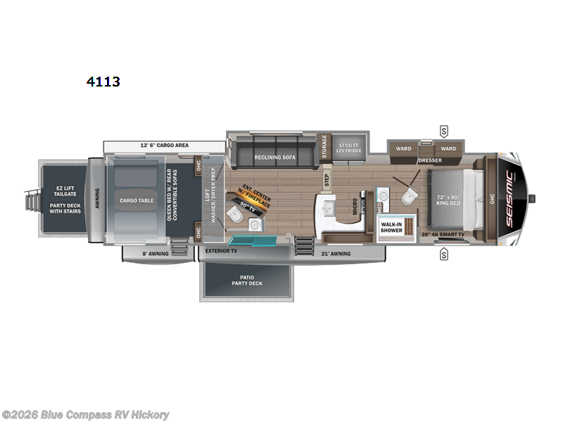 Used 2023 Jayco Seismic Luxury Series 4113 available in Claremont, North Carolina