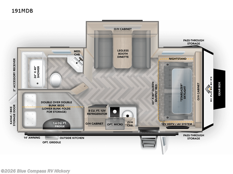 Used 2022 Ember RV Overland Series 191MDB available in Claremont, North Carolina