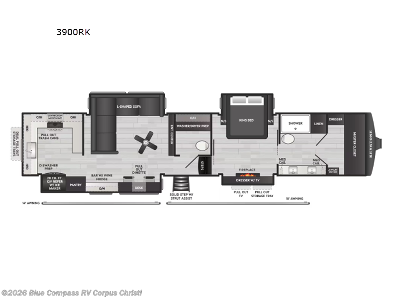 New 2026 Keystone Montana 3900RK available in Corpus Christi, Texas
