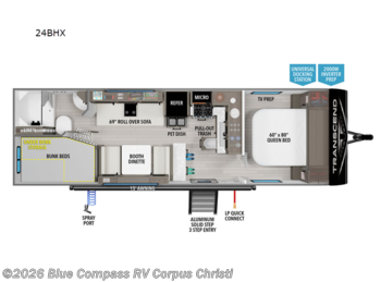Used 2025 Grand Design Transcend Xplor 24BHX available in Corpus Christi, Texas