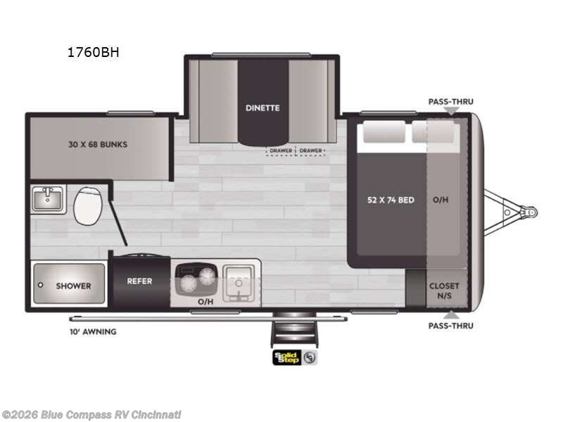 Used 2022 Keystone Springdale Mini 1760BH available in Cincinnati, Ohio