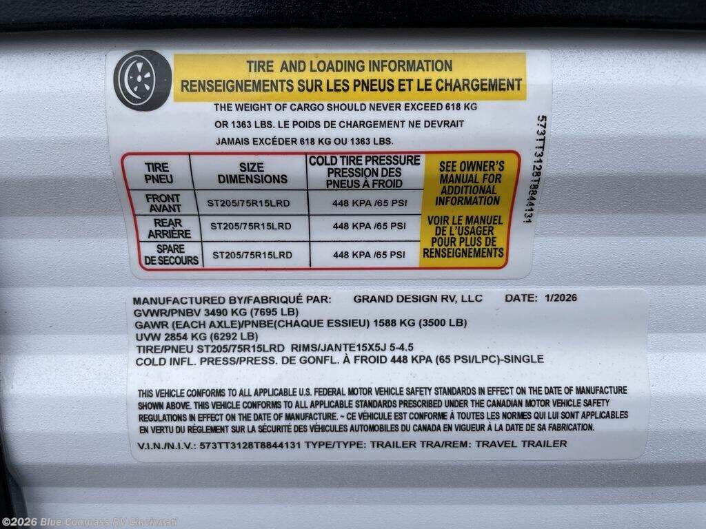 New 2026 Grand Design Transcend Xplor 26BHX available in Cincinnati, Ohio