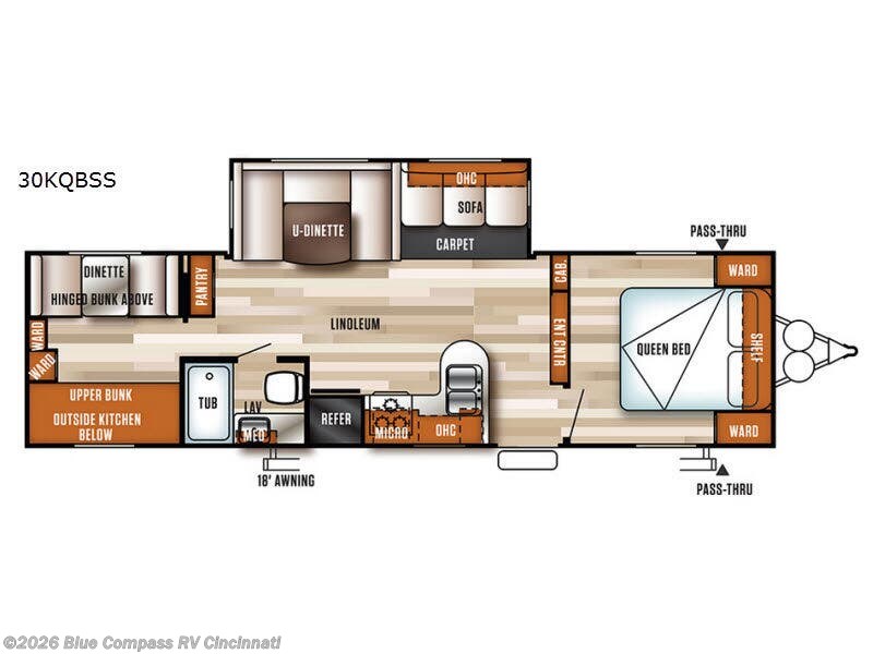 Used 2017 Forest River Salem 30KQBSS available in Cincinnati, Ohio