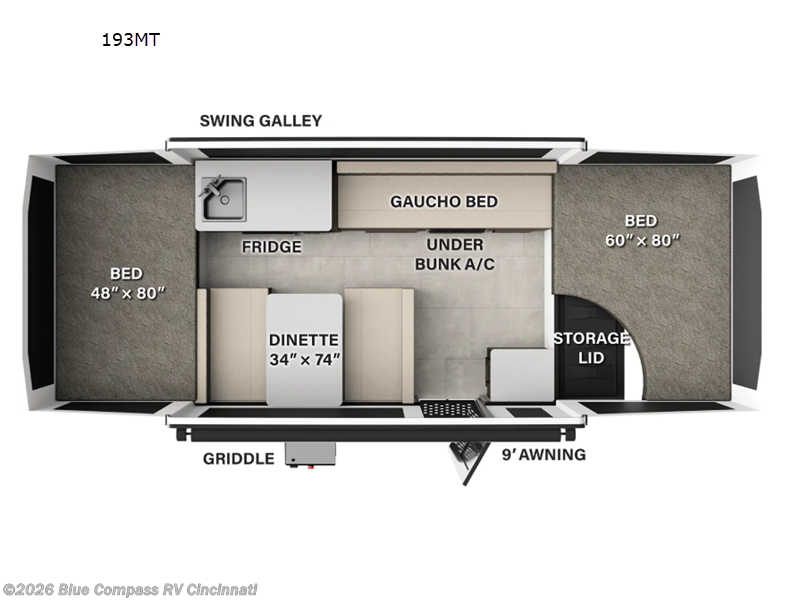 New 2026 Forest River Flagstaff MAC Series 193MT available in Cincinnati, Ohio