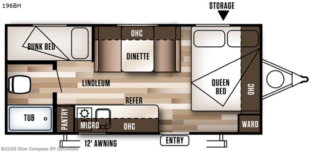 Used 2017 Forest River Salem Cruise Lite FSX 196BH available in Cincinnati, Ohio