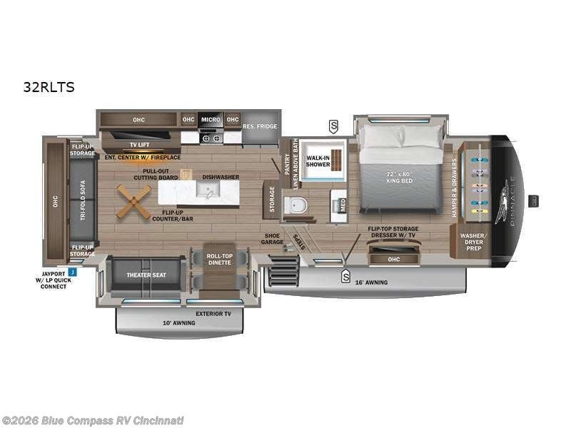 New 2026 Jayco Pinnacle 32RLTS available in Cincinnati, Ohio