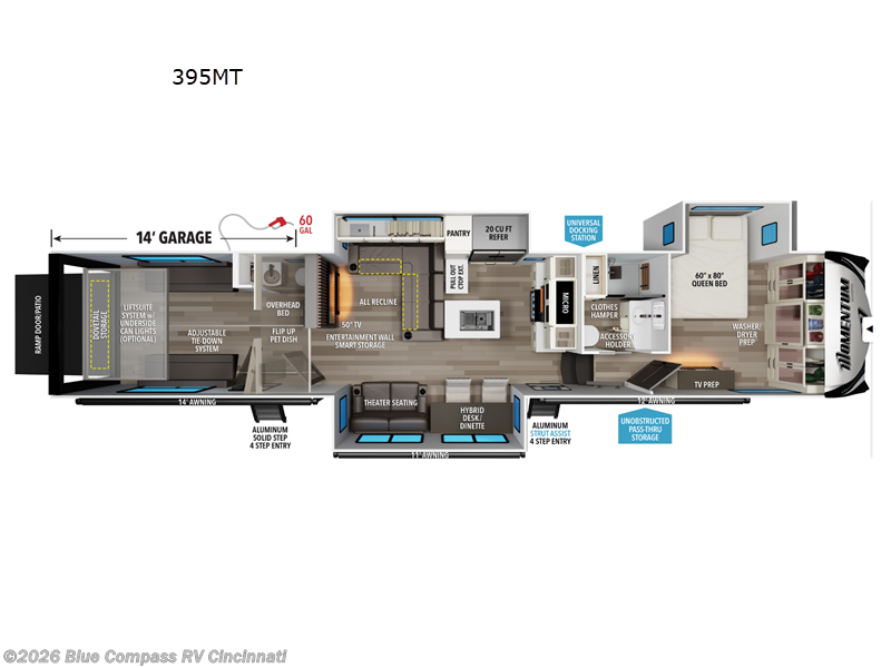 New 2027 Grand Design Momentum 395MT available in Cincinnati, Ohio