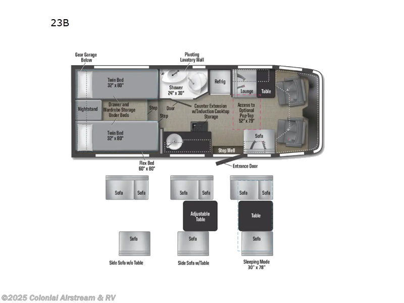 New 2026 Winnebago Ekko Sprinter 23B available in Millstone Township, New Jersey