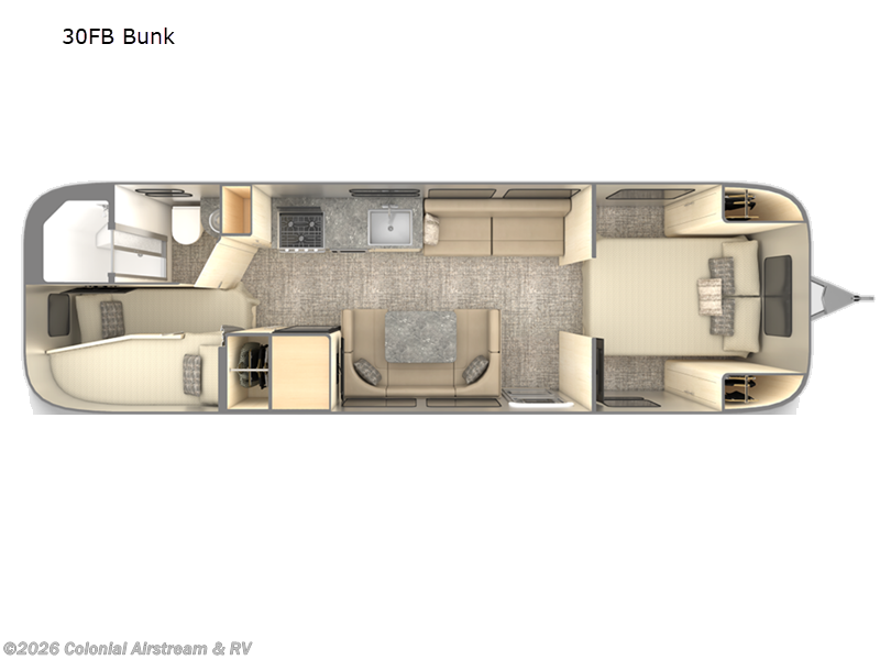 Used 2023 Airstream Flying Cloud 30FBB Bunk available in Millstone Township, New Jersey