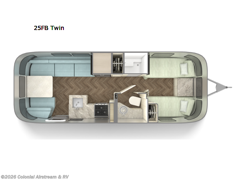 New 2026 Airstream International 25FBT Twin Hatch available in Millstone Township, New Jersey