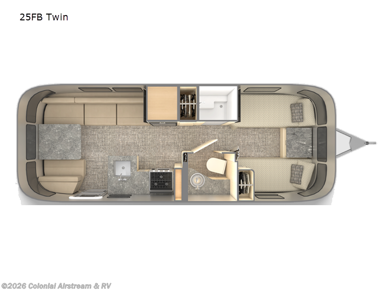 New 2026 Airstream Flying Cloud 25FBT Twin Hatch available in Millstone Township, New Jersey