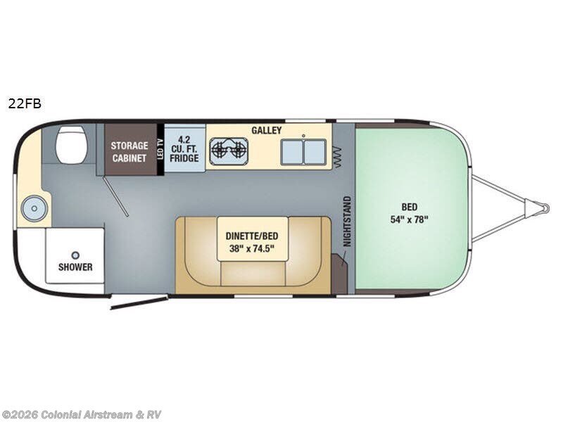 Used 2018 Airstream Sport 22FB available in Millstone Township, New Jersey