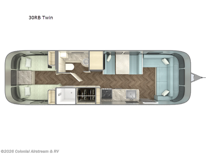 New 2027 Airstream International 30RBT Twin available in Millstone Township, New Jersey