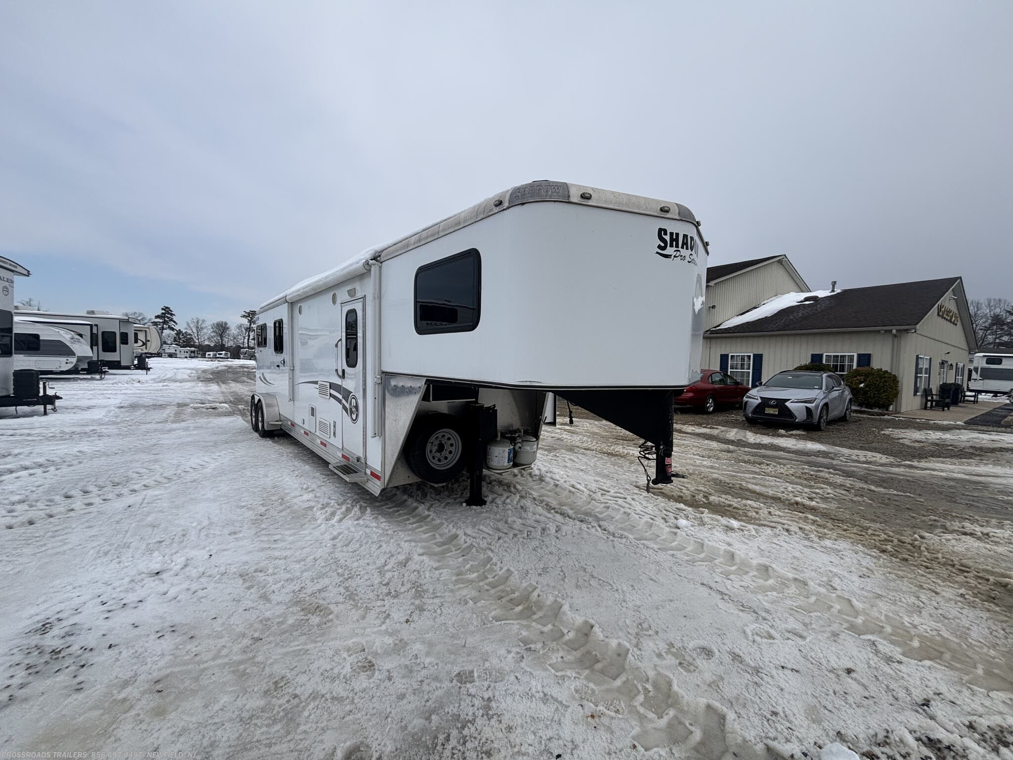 Used 2016 Shadow Trailer Pro 2H STRAIGHT LOADW/ 9'LQ & SLIDE available in Newfield, New Jersey
