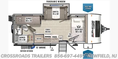 Used 2021 Forest River Surveyor 19BHLE available in Newfield, New Jersey