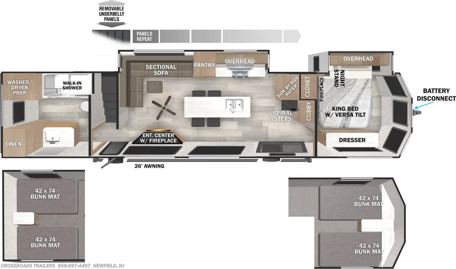 New 2027 Forest River Salem Villa 42ICE available in Newfield, New Jersey