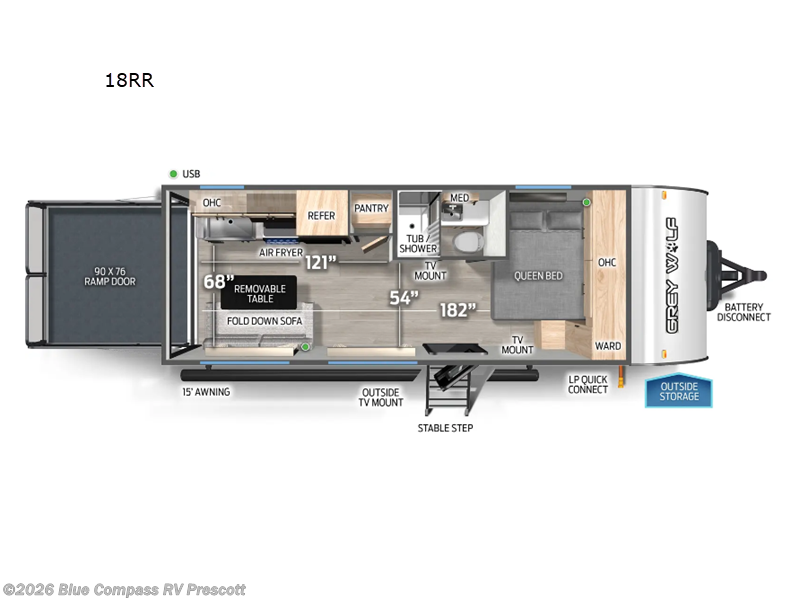 New 2025 Forest River Cherokee Grey Wolf 18RR available in Prescott, Arizona