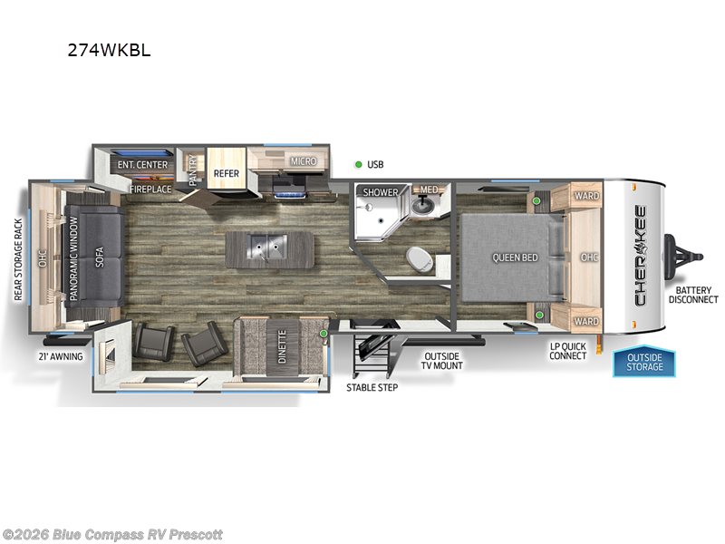 New 2026 Forest River Cherokee Black Label 274WKBL available in Prescott, Arizona