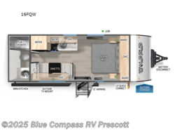 New 2025 Forest River Cherokee Wolf Pup 16FQW available in Prescott, Arizona