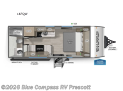 New 2026 Forest River Cherokee Wolf Pup 16FQW available in Prescott, Arizona