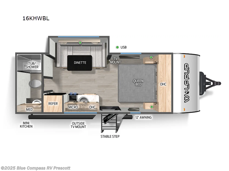 New 2025 Forest River Cherokee Wolf Pup Black Label 16KHWBL available in Prescott, Arizona