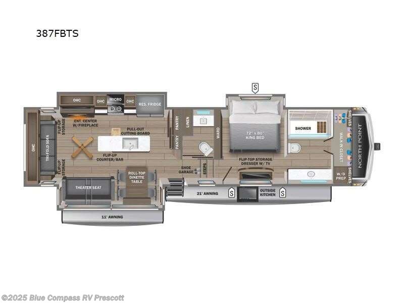 New 2025 Jayco North Point 387FBTS available in Prescott, Arizona