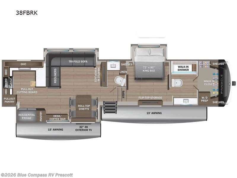 New 2026 Jayco Pinnacle 38FBRK available in Prescott, Arizona