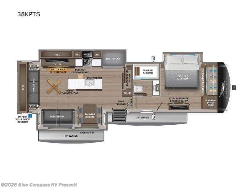 New 2026 Jayco Pinnacle 38KPTS available in Prescott, Arizona