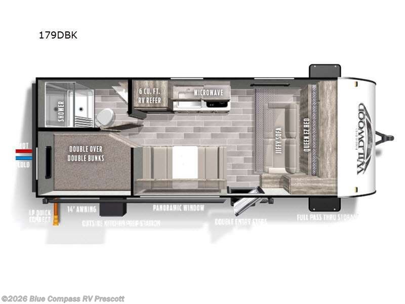 Used 2021 Forest River Wildwood FSX 179DBK available in Prescott, Arizona