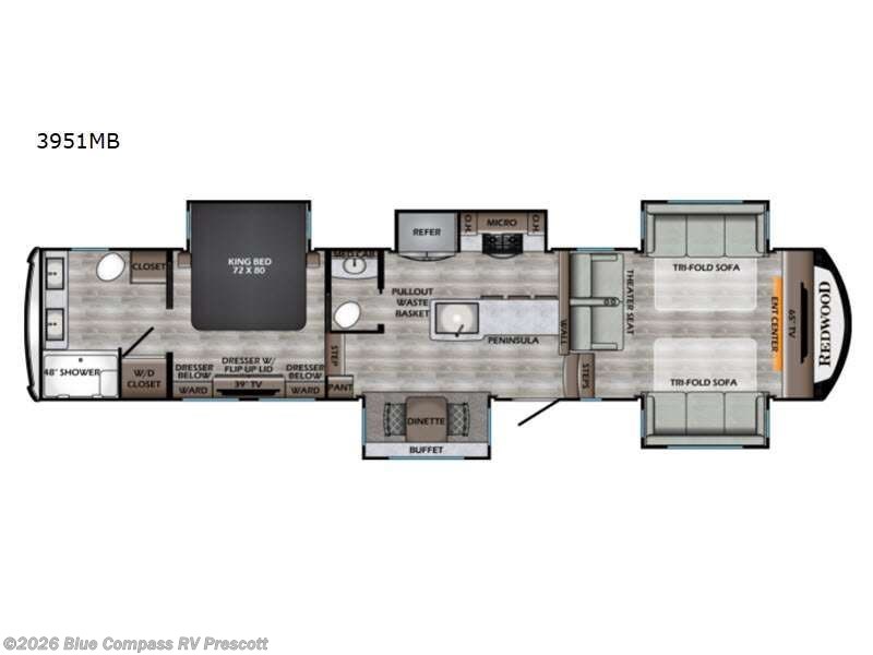 Used 2021 Redwood RV Redwood 3951MB available in Prescott, Arizona