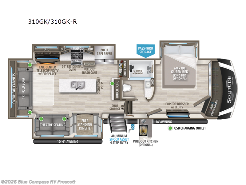 Used 2023 Grand Design Solitude 310GK R available in Prescott, Arizona