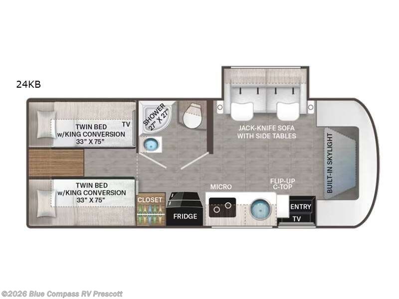 New 2027 Thor Motor Coach Compass AWD 24KB available in Prescott, Arizona